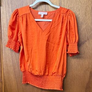 Philosophy Women's Vibrant Orange Blouse